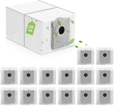14pcs أكياس الغبار لـ ecovacs deebot x8 pro omni/x8 omni/x9 pro omni/t50 pro omni/t50 max pro omni/t50 omni/t80 omni gust bag bace bags robot facs fact in Saudi Arabia