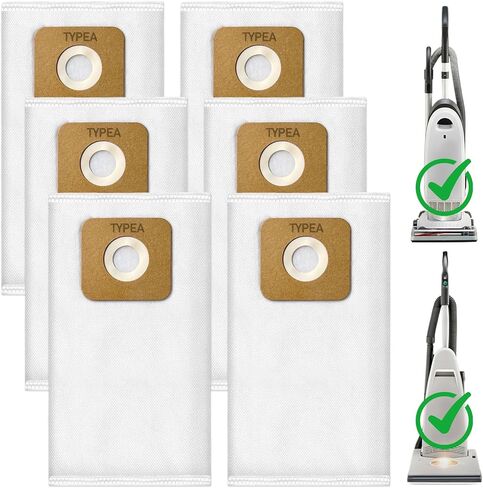 أكياس الفراغ من النوع A HEPA لـ Riccar لمعظم Vibrance/R-Series و Simplicity 5000/6000-استبدال RAH-6/SAH-6 ، ترشيح 5 طبقات ، 99.97 ٪ التقاط الغبار (6) in Kuwait