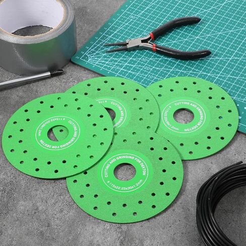 4pcs 115mm (4.5 بوصة) فراغ مكنسة مكنسة متعددة المسطحات قرص الكشط المسطح ، وقرص مميز الماس ، شفرة منشار الماس للخزف والسيراميك والرخام والزجاج in Saudi Arabia