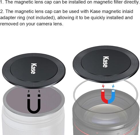 Kase Wolverine 49mm Magnetic Metal Lens Cap for Kase Magnetic Filters & Magnetic Adapter Ring in Kuwait