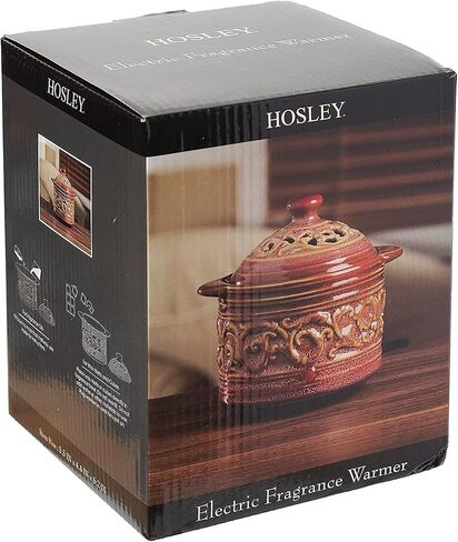 Hosley Green Electric Potpourri Warmer in Gift Box. Ideal Gift for Wedding, Special Occasions, Spa, Aromatherapy, Reiki, Meditation Settings and Home Office W9 in Saudi Arabia