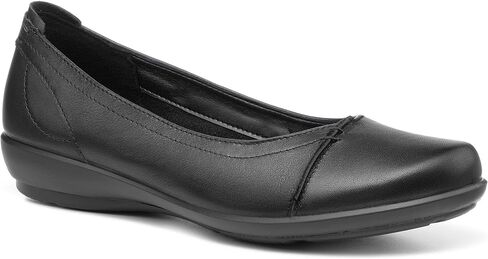 Hotter Robyn II Women's Casuals Classic Ballet Pump with Seam Detailing in Leather Narrow in Kuwait