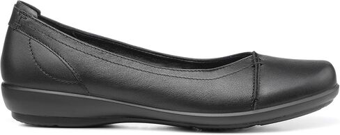 Hotter Robyn II Women's Casuals Classic Ballet Pump with Seam Detailing in Leather Narrow in Kuwait