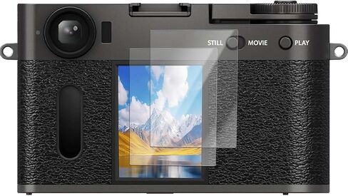 واقي شاشة 2 عبوة ل fujifilm x half- 9h صلابة الزجاج المقسى ل fujifilm x نصف الكاميرا الرقمية ، مضاد للخلع ، خالية من الفقاعة ، وضوح HD in Saudi Arabia