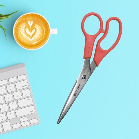 ويستكوت مقص مستقيم من الستانلس ستيل المعاد تدويره مقاس 8 انش من كلينايرث، اسود، عبوة من قطعتين من كلينايرث in Kuwait