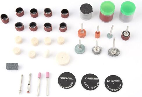 105pcs أدوات إكسسوارات الأدوات الدوارة ، مجموعات حفر تلميع الكهرباء 1/8 "Shanks DIY Universal Pitment for Rotary Grinder in Saudi Arabia