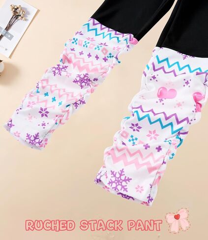 Toddler Baby Girl Clothes Outfits 2 Piece Fall Clothing SetPattern Printed Sweatshirt and Sweatpants 12M-3Y in Kuwait