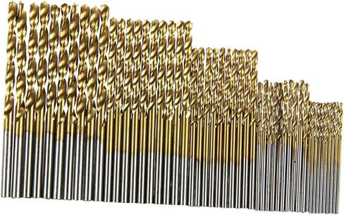 عام 3x 100x Titanium Twist Twist مجموعة عالية السرعة من الصلب ، تغيير سريع لمشروع DIY in Kuwait