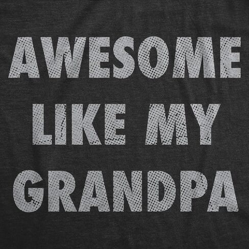 Awesome Like My Grandpa Baby Bodysuit Funny Sarcastic Grandfather Lovers Graphic Novelty Tee for Infants in Saudi Arabia