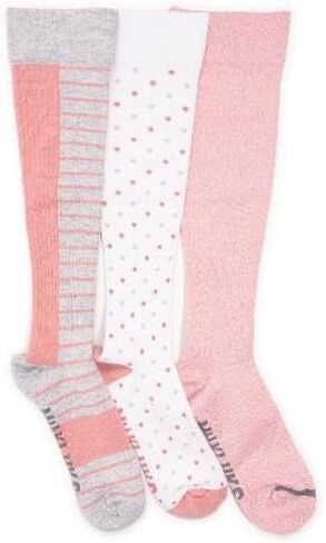 MUK LUKS Women's 6PK Cotton Rib Compression 13" Sock in Saudi Arabia