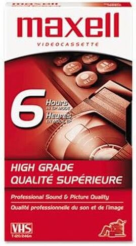 Premium Grade VHS Videotape Cassette [مجموعة من 2] in Saudi Arabia