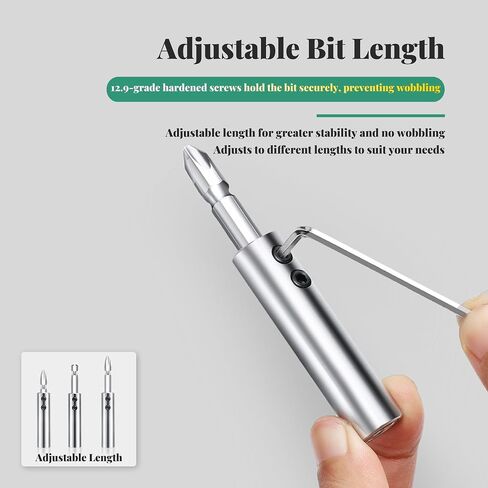 3-in-1 Magnetic Screw Guide for Woodworking – Extension Sleeve for Long Wood Screws – Compatible with All Bits – Ideal for DIY Furniture Assembly & Carpentry in Saudi Arabia