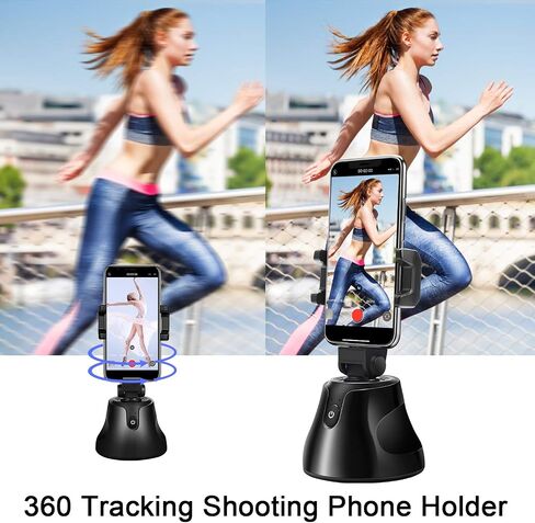 مثبت Gimbal لترايش تتبع الهواتف الذكية مع تتبع AI Tracking 360 التناوب التلقائي التلقائي على Vlog و YouTube و Tiktok وتسجيل الفيديو in Saudi Arabia