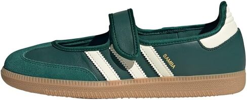 Adidas Cgreen/Gum3/Crewht Women's Samba Jane W Collegiate Greengum 3/Cream White 10.5 US ، Wide in Saudi Arabia