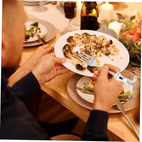 2pcs Rabbit Shaped Boys and Girls Fork Spoon Stainless Steel Boy Girl Eating Utensils Comfortable to Hold in Saudi Arabia