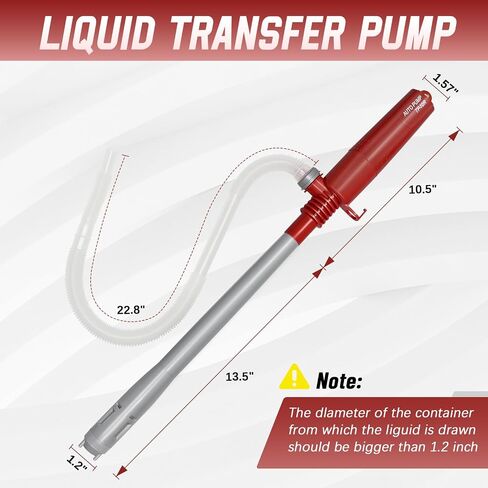 Battery Operated Liquid Transfer Pump - Electric Water Fuel Transfer Pump for Gasoline Diesel Oil, 2.4Gallons per Min, Battery Power Siphon Pump in Saudi Arabia