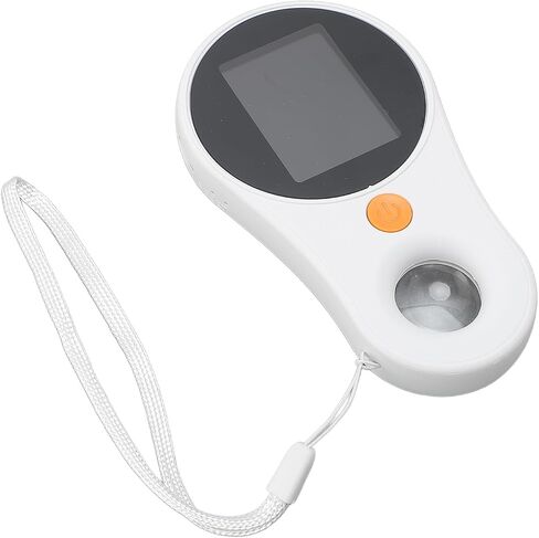 Macro Microscope, Digital Fixed Focus 2.0 inch Color Screen, 2MP, 500x Magnification, 8 LED Lights, Portable Handheld Magnifying Glass, for Kids Science (White) in Saudi Arabia