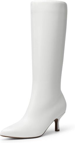 DREAM PAIRS Women's Knee High Kitten Heel Boots Sexy Pointed Toe Fashion Long Tall Boots in Saudi Arabia