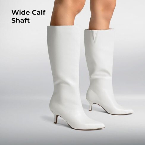 DREAM PAIRS Women's Knee High Kitten Heel Boots Sexy Pointed Toe Fashion Long Tall Boots in Saudi Arabia