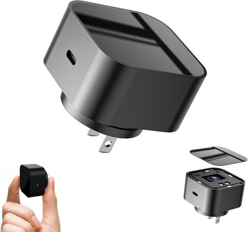 Lizvie USB Charger Hidden Camera ، 1080p WiFi Spy Cam مع الكشف عن الحركة ، العرض البعيد ، الرؤية الليلية ، مثالية للمنزل أو المكتب أو الأمان الداخلي أو الخارجي in Saudi Arabia