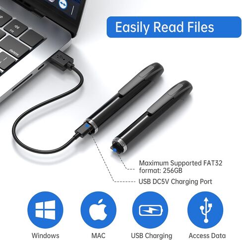 Hidden Camera Mini Camera HD 1080P Pen with 64GB SD Card, No WiFi Needed Small Cam in Saudi Arabia