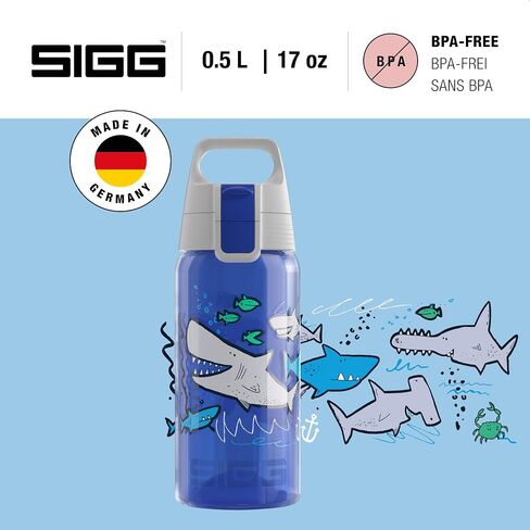 SIGG - زجاجة مياه للأطفال للمدرسة والرياضة - VIVA ONE - صنع في ألمانيا - آمنة للاستخدام في غسالة الأطباق - المشروبات الغازية - 17 أونصة in Kuwait