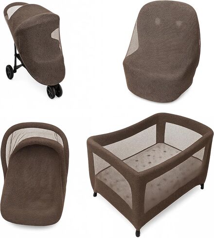 Enovoe Mosquito Net for Stroller, Bassinet, Cradle - Blue Baby Mosquito Net Cover for Playards, Pack N Plays, Mini Crib in Kuwait