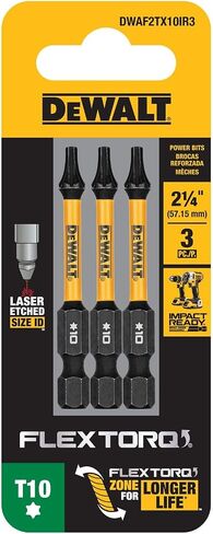 2.25IN TORX T10 IMPACT READY 3PK in Saudi Arabia