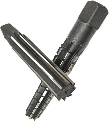 2PCS/Set Hand Reamers Set MT0/MT1/MT2/MT3/MT4/MT5 Steel Fine/Rough-Edge Morse Taper Reamer for Milling Finishing Tool(MT1) in Saudi Arabia