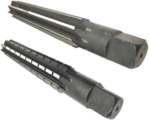 2PCS/Set Hand Reamers Set MT0/MT1/MT2/MT3/MT4/MT5 Steel Fine/Rough-Edge Morse Taper Reamer for Milling Finishing Tool(MT1) in Saudi Arabia