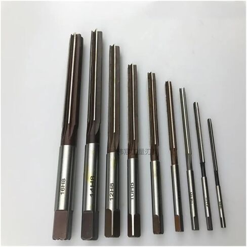 H7 Manual Straight Slot Reamer 2-30mm, 9Sicr Manual Square Shank Reamer, Manual reaming and Precision Cutting milling Cutter(1pcs 18mmH7) in Saudi Arabia