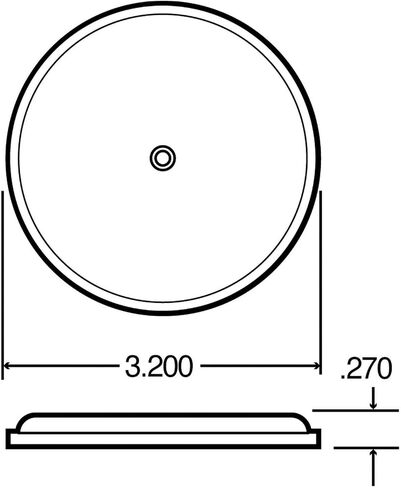Truck-Lite 98006y 3 "Center Screw-On Reflector in Saudi Arabia