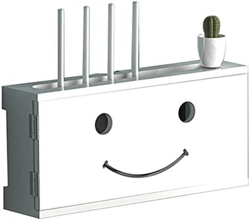 WIFI Router Storage Box Wall Roach Room Room Set Top Box Router Venches Router Organizer Socketing Suckering Wire Box in Saudi Arabia