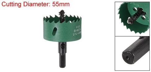 #US 55mm 2-3/16" M42 High Speed Steel Bi-Metal Hole Saw Drill Bit for Wood Plastic in Saudi Arabia