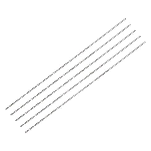 #US 5pcs 0.8mm Twist Drill Bits High-Speed Steel Extra Long Drill Bit 80mm in Saudi Arabia