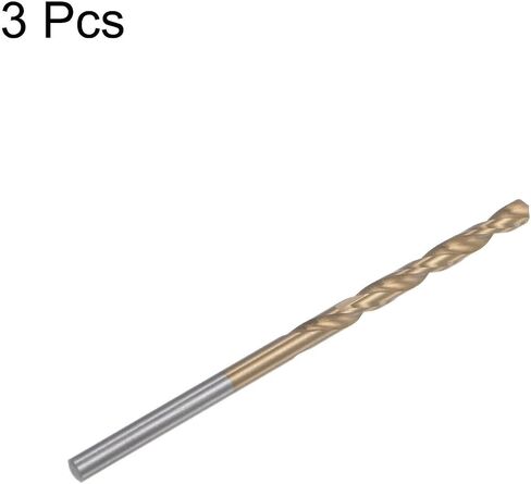 #US 3pcs 2.9mm Titanium Coated M42 High Speed Steel 8% Cobalt HSS Twist Drill Bits in Saudi Arabia