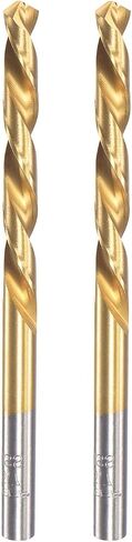 #US K High Speed Steel Twist Drill Bit 5.7mm Fully Ground Titanium Coated in Saudi Arabia