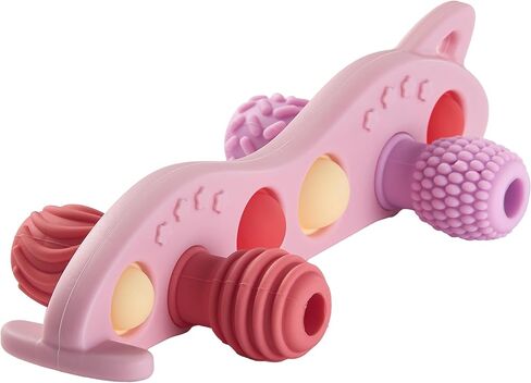 Baby Teething Toys Silicone Car Teether for Baby BPA Free Sensory Chew Toy (Green) in Kuwait