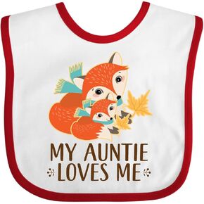عمة inktastic تحبني Woodland Fox Baby Bib in Kuwait