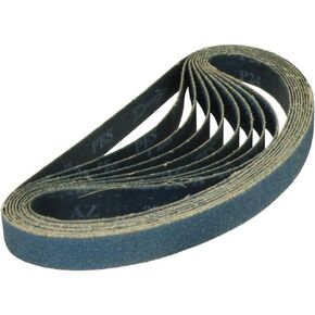 1 1/2" X 30" (40 X 760 MM) 110 PIECES Zirconia Sanding Belt Grit 60-320 for pipe tube polisher grinder sander to applications: wood/aluminum/non-ferrous metal/plastic/fiber glass in Saudi Arabia