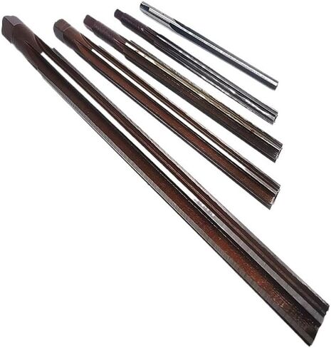Extended Blade 1:50 Taper Hand Reamer 3-30mm, 9crsi Straight Shank Reamer, Manual reaming Precision Cutting milling Cutter(5pcs 3-8mm) in Saudi Arabia