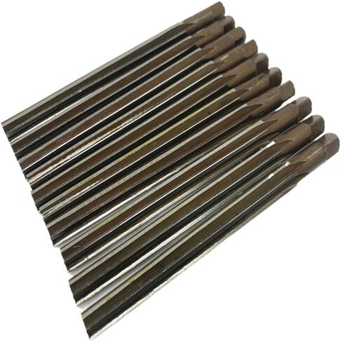 Extended Blade 1:50 Taper Hand Reamer 3-30mm, 9crsi Straight Shank Reamer, Manual reaming Precision Cutting milling Cutter(5pcs 3-8mm) in Saudi Arabia