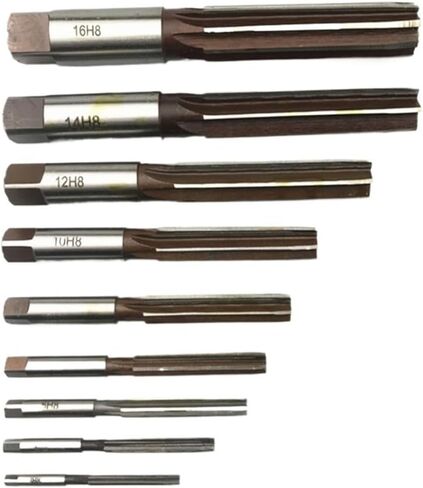 H8 Manual Slot Slot Reamer 2-40mm ، 9Sicr Manual Square Shank Reamer ، تقسيم يدوي وقطع طحن القطع الدقيقة (1pcs 9mmh8) in Kuwait