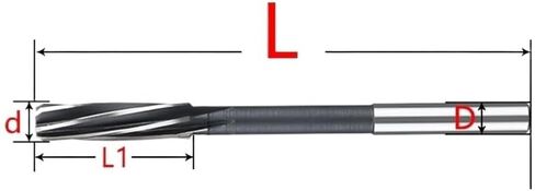 UT TAP 1PCS HSS-CO مطول يدوية المسمار REAMER رأس مربع REAMER M35-H7 3MM 4MM 5MM 6MM 8MM 10MM 12MM (3x2x90) in Saudi Arabia