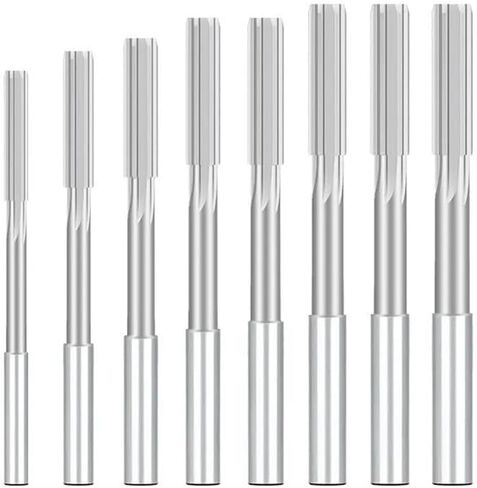 W6542 HSS Machine Tool Reamer H8, 2mm- 20mm Straight Shank Chuck Machine Tool Reamer Straight Slot Reamer milling Cutter(14mm H8) in Saudi Arabia