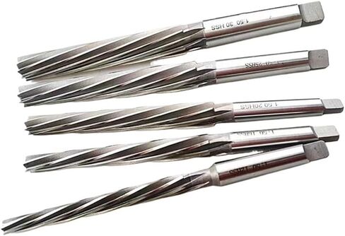 W6542 HSS 1:50 Machine Taper Spiral Reamer 8-30 مم ، الفولاذ المقاوم للصدأ ، وأدوات آلة النحاس وقطع الدقة (10 مم) in Saudi Arabia