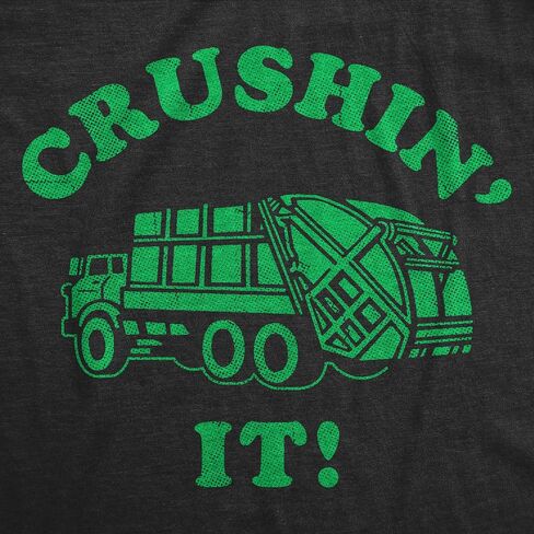 طفل Toddler Funny T Crushin It Sarcastic Garbage Truck Graphic Teep Tee for Yound in Saudi Arabia