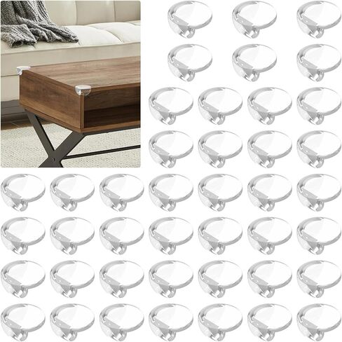 واقي الركن سهل تثبيت وسادة إثبات تعدد الاستخدامات لاستخدام الطفل وسادة الوفير الشفافة حافة مصدات السلامة تغطي الزاوية السميكة حماة لغرفة المعيشة (48 ٪) in Kuwait