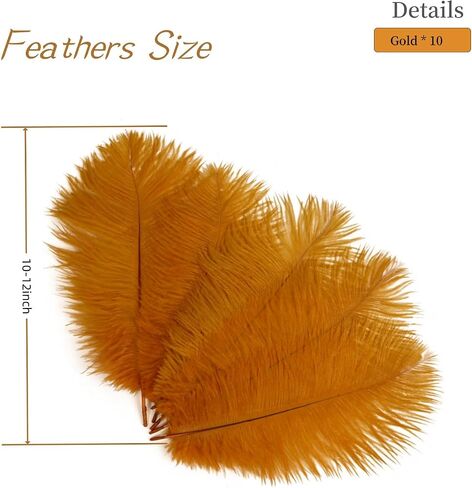 Shekyeon Purple 10-12inch 25-30cm Ostrich Feather Home Decoration DIY Craft Pack of 10 in Kuwait
