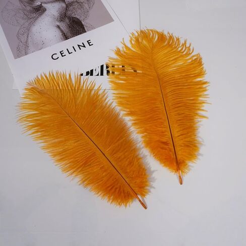 Shekyeon Purple 10-12inch 25-30cm Ostrich Feather Home Decoration DIY Craft Pack of 10 in Kuwait